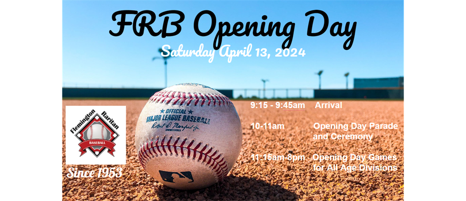 Opening Day is this Saturday 4/13!