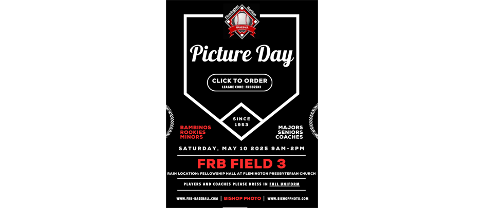 Picture Day is Sat May 10th!
