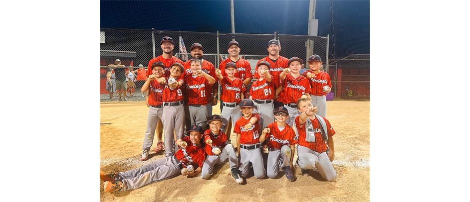 Congrats to 8u -- Undefeated Summer League Champs!