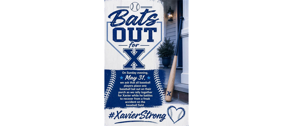 Bats out for X (Sun May 31)