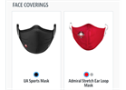 FRB Face Coverings Available